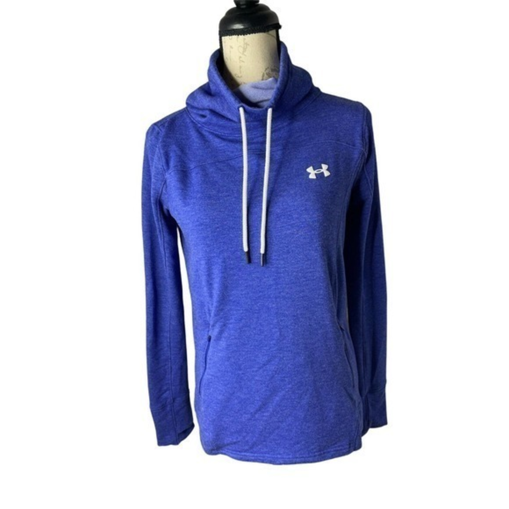 Womens Size S Under Armour UA Loose Slouchy Funnel Neck‎ Sweatshirt